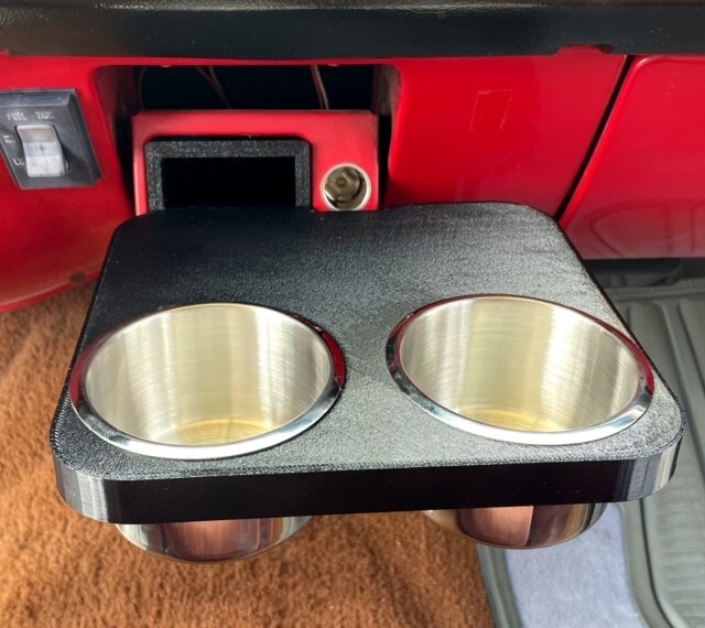 73-87/91 CHEVY/GMC C/K 10/20/30 PICKUP TRUCK DRINK/CUP HOLDER BRAND NEW BLK
