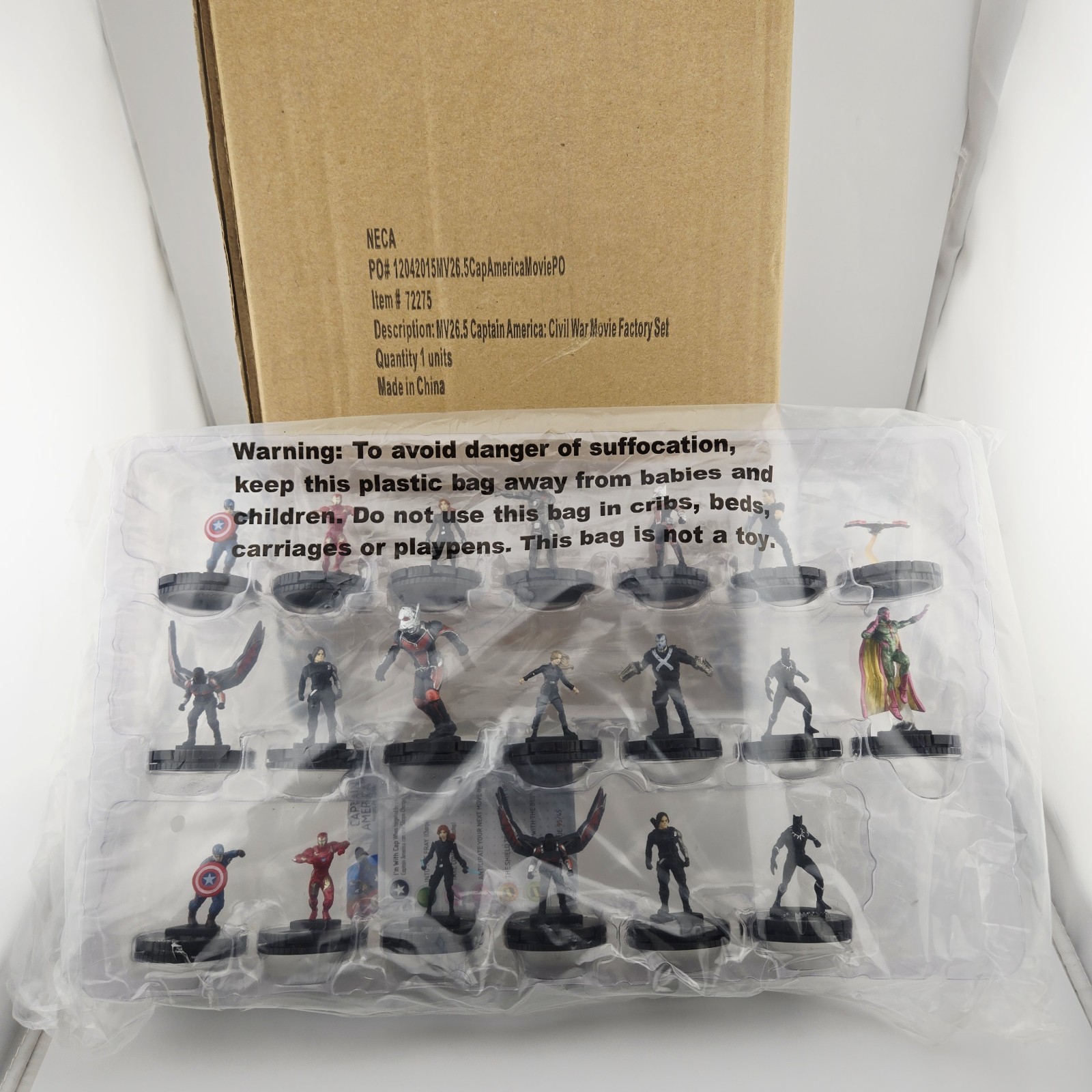 Marvel HeroClix Civil War Movie Factory Set 72275 Complete Master Set NECA 2016