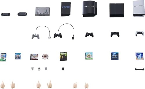 PlayStation for figma PLUS PS1 PS2 PS3 PS4 PS5 Accessory Set Good Smile Company