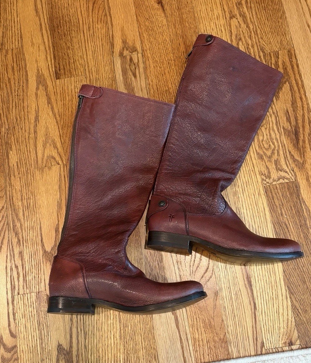New Frye Leather Burgundy Riding Boots - Size 6 New Frye Leather Burgundy Riding Boots - Size 6