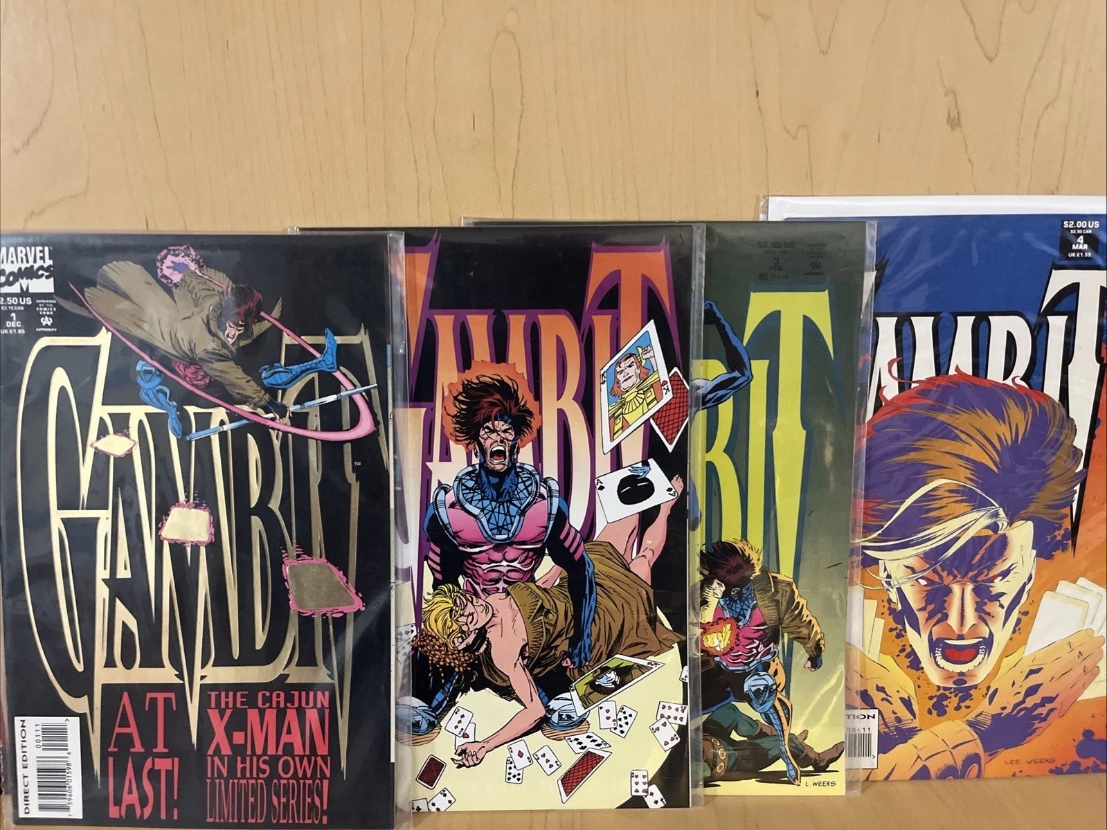 Gambit #1-4 (1993, Marvel Comics) Gambit #1-4 (1993, Marvel Comics)