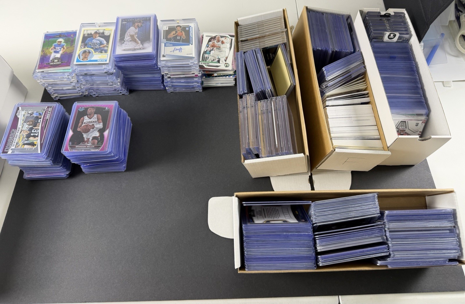 Huge Sports Card Lot MMA NFL NBA WNBA MLB NHL Over 3k Cards. Huge Sports Card Lot MMA NFL NBA WNBA MLB NHL Over 3k Cards.