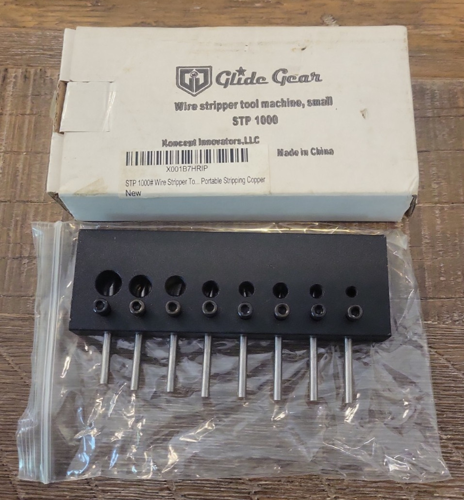Glide Gear STP 1000 Wire Stripper Tool Machine Small STP1000 - NEW in Box