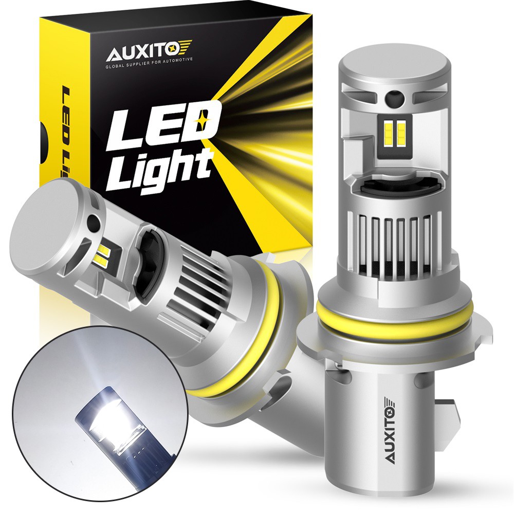 AUXITO 9004 HB1 LED Headlight Bulbs Kit High Low Beam Super Bright 80000LM 6000K