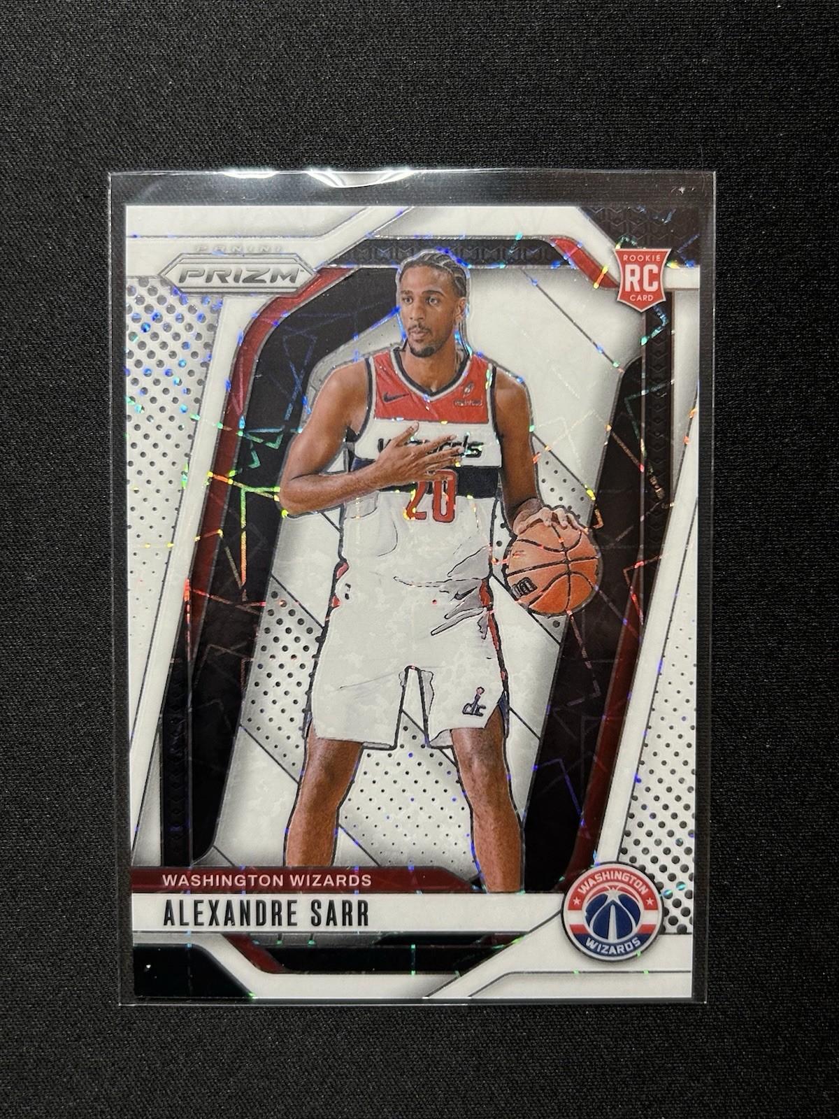 2024-25 Panini Prizm - Alexandre Sarr #264 White Lazer Prizm /275 Rookie 2024-25 Panini Prizm - Alexandre Sarr #264 White Lazer Prizm /275 Rookie