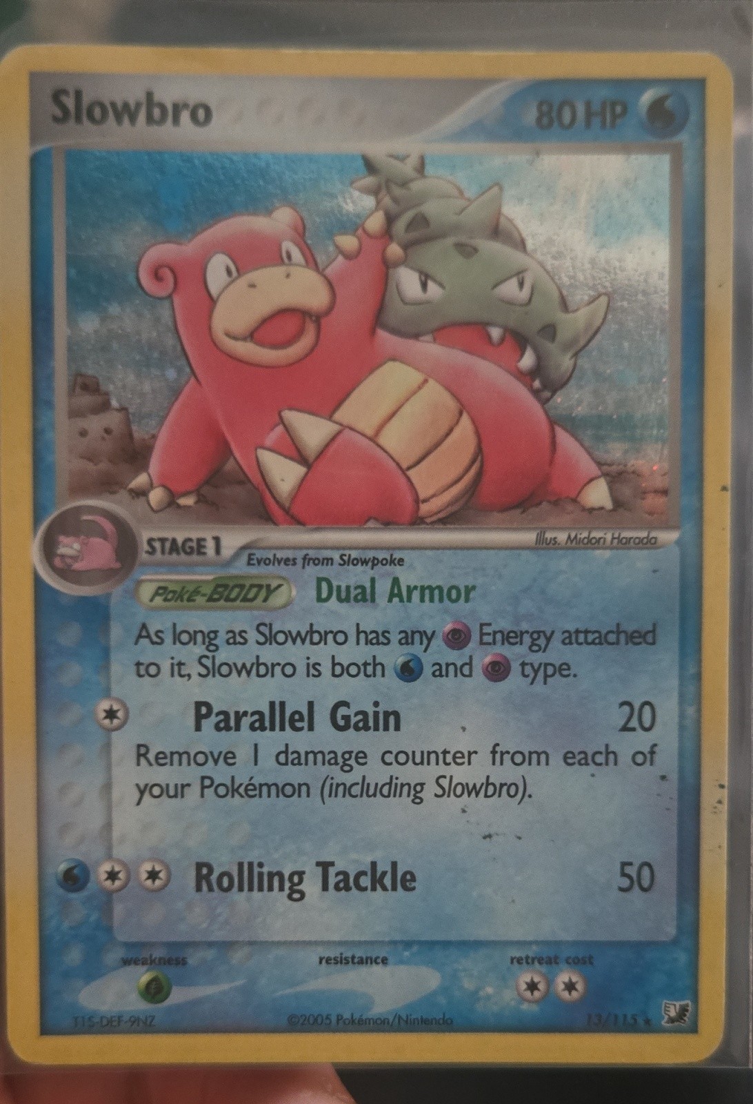 Slowbro 13/115 EX Unseen Forces Holo Slowbro 13/115 EX Unseen Forces Holo