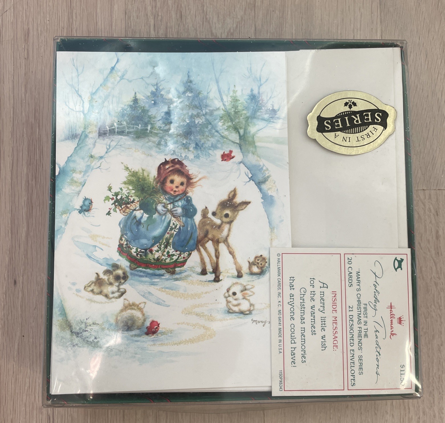 VTG Mary Hamilton “Mary’s Christmas Friends”Hallmark 20 Cards Holiday Full Box VTG Mary Hamilton “Mary’s Christmas Friends”Hallmark 20 Cards Holiday Full Box