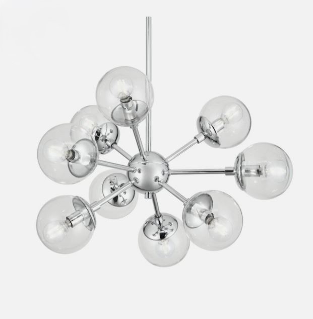 KICHLER - LED 9-LIGHT CHROME CHANDELIER (0986286 / 82261)