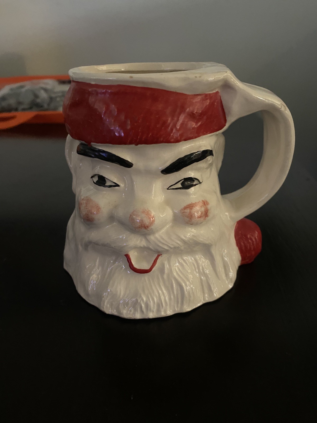 Vintage 1949 Har-Bell Santa Mug Cup Har-Bell Christmas ceramic Vintage 1949 Har-Bell Santa Mug Cup Har-Bell Christmas ceramic