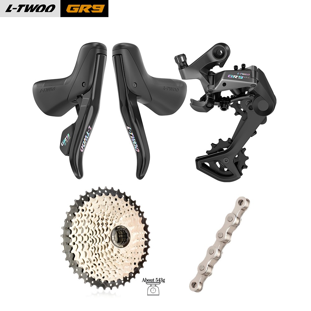 LTWOO GR9 1x11 Speed Gravel Bike Groupset Shifters Derailleur Chain Cassette LTWOO GR9 1x11 Speed Gravel Bike Groupset Shifters Derailleur Chain Cassette