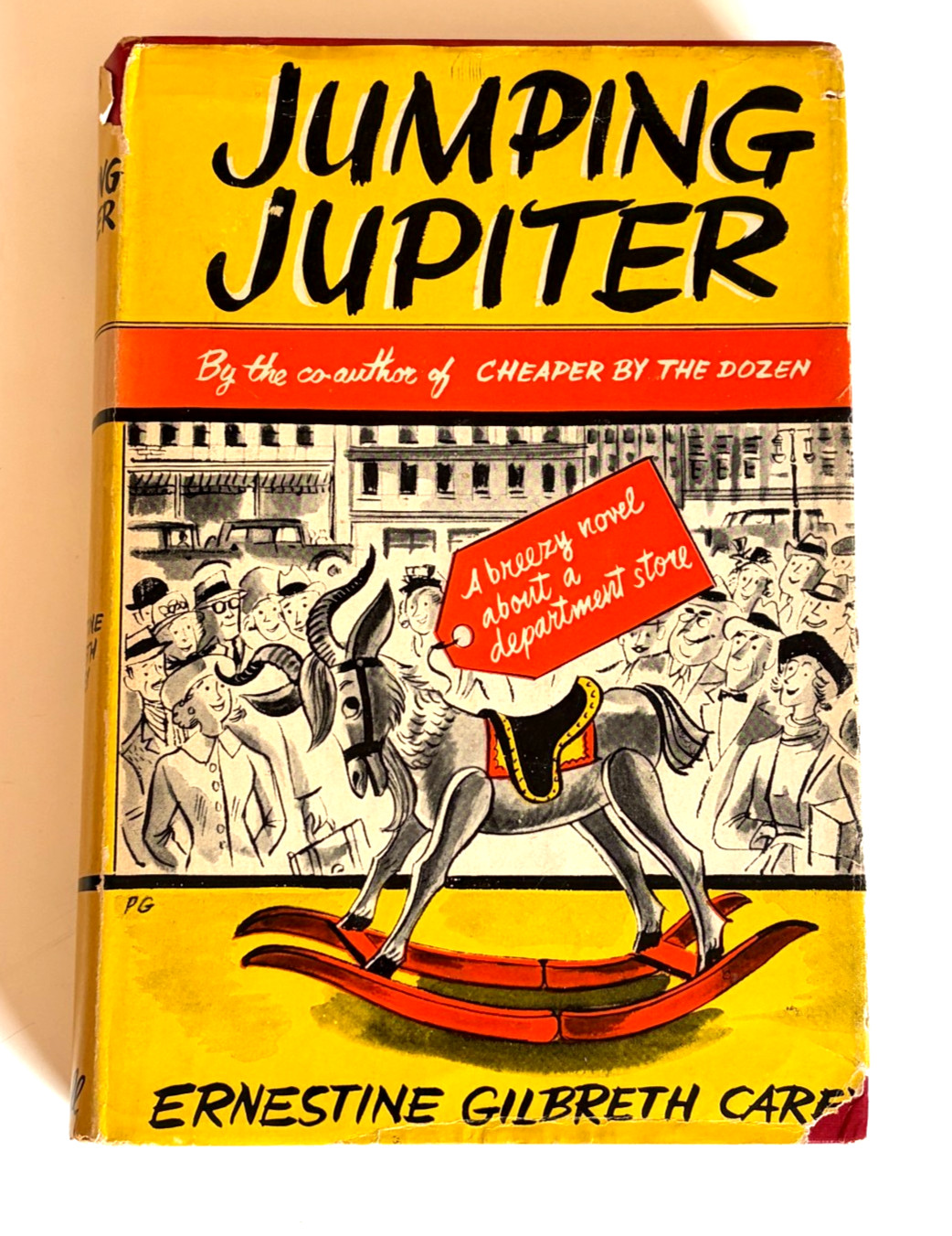VTG 1952 Jumping Jupiter by Ernestine Gilbreth Carey Hard Cover Dust Jacket VTG 1952 Jumping Jupiter by Ernestine Gilbreth Carey Hard Cover Dust Jacket