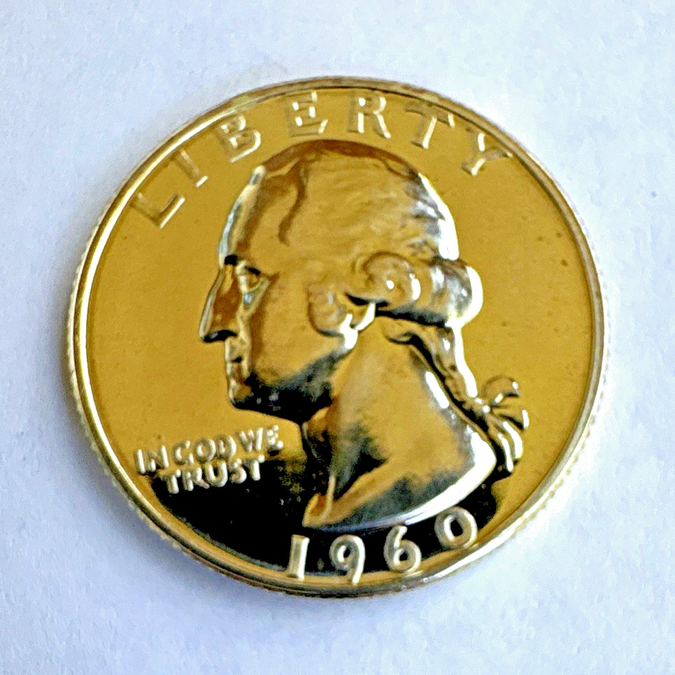 Absolutely Gorgeous 1960 Washington SILVER Quarter- GEM BU Absolutely Gorgeous 1960 Washington SILVER Quarter- GEM BU