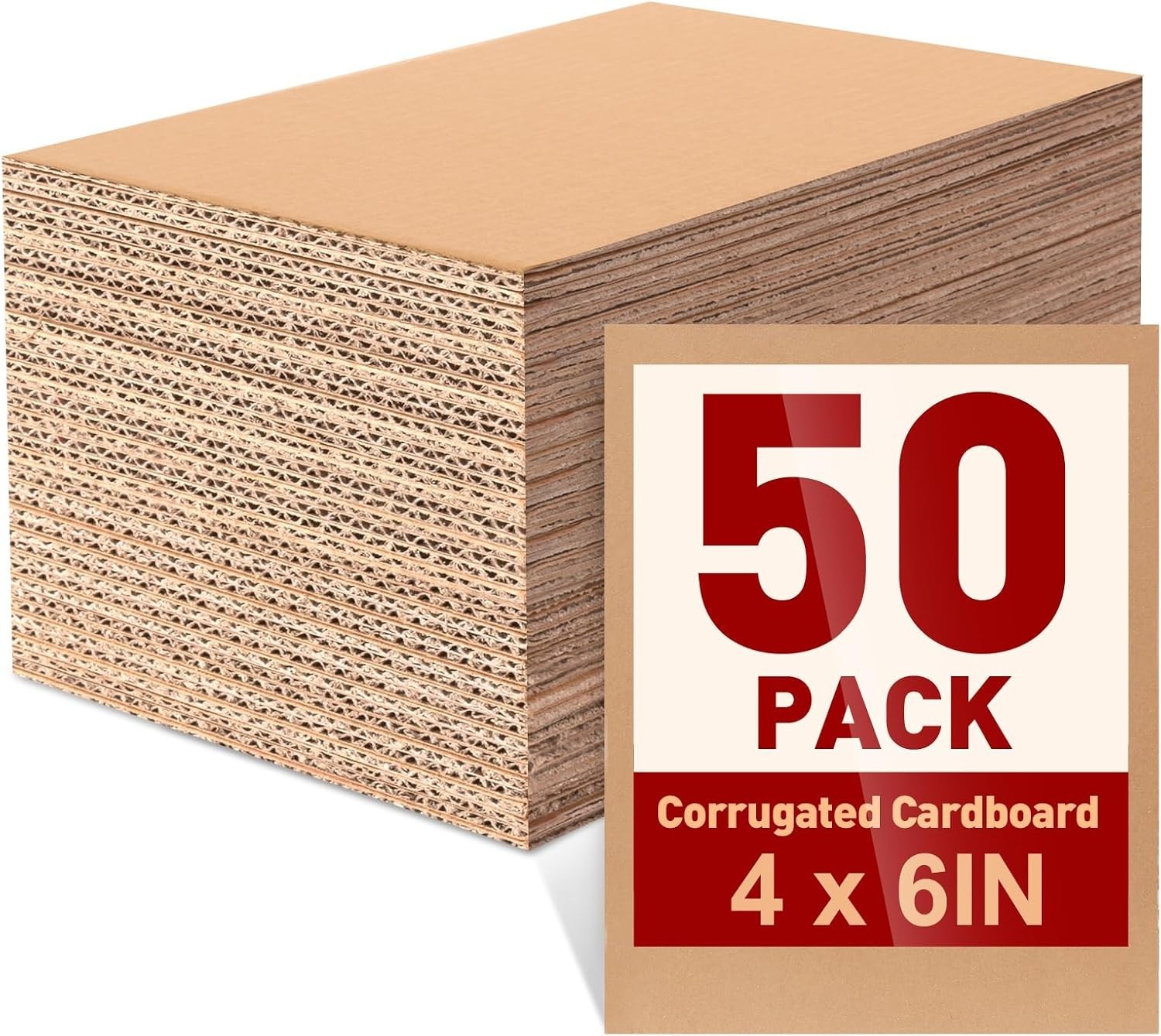 50 Pack 4x6 Corrugated Cardboard Sheets Shipping Inserts Craft Packing Boards 50 Pack 4x6 Corrugated Cardboard Sheets Shipping Inserts Craft Packing Boards