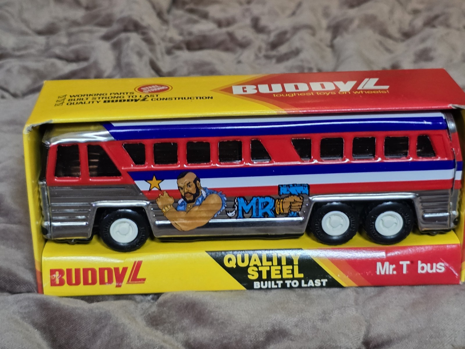 * Vintage 1983 BUDDY L Mr. T Bus 132J - NOS * Vintage 1983 BUDDY L Mr. T Bus 132J - NOS