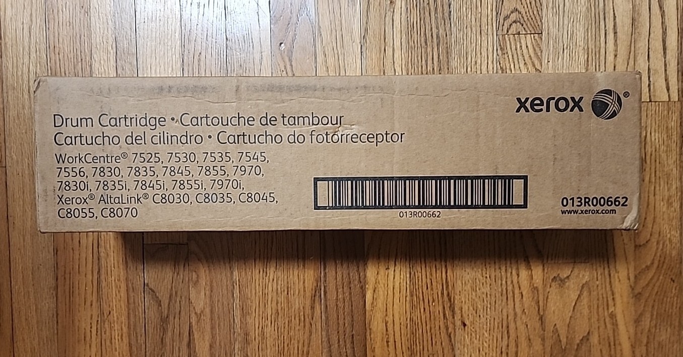 Genuine Xerox 013R00662 Color Drum Cartridges 7520 7535 7525