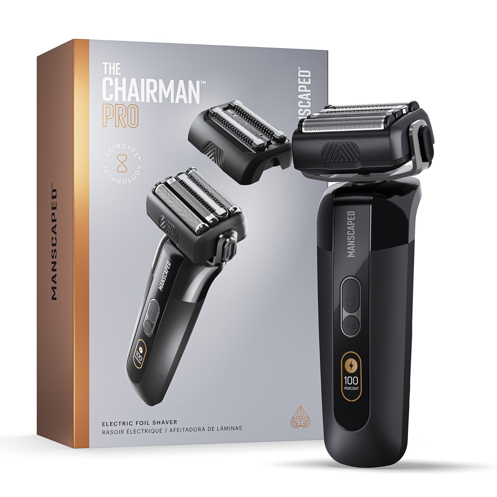 MANSCAPED® The Chairman™ PRO Men’s Foil Face Shaver - Two Interchangeable Blades MANSCAPED® The Chairman™ PRO Men’s Foil Face Shaver - Two Interchangeable Blades