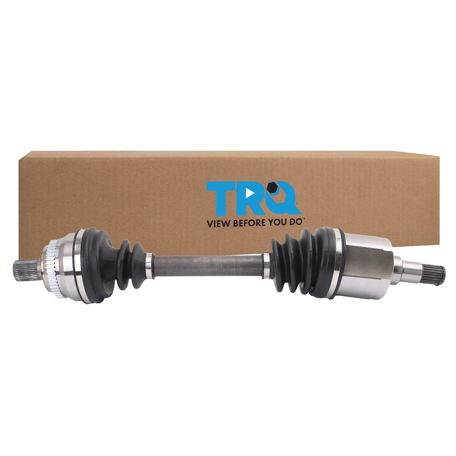 TRQ Front Passenger Side CV Axle Shaft Assembly Replacement Car Part