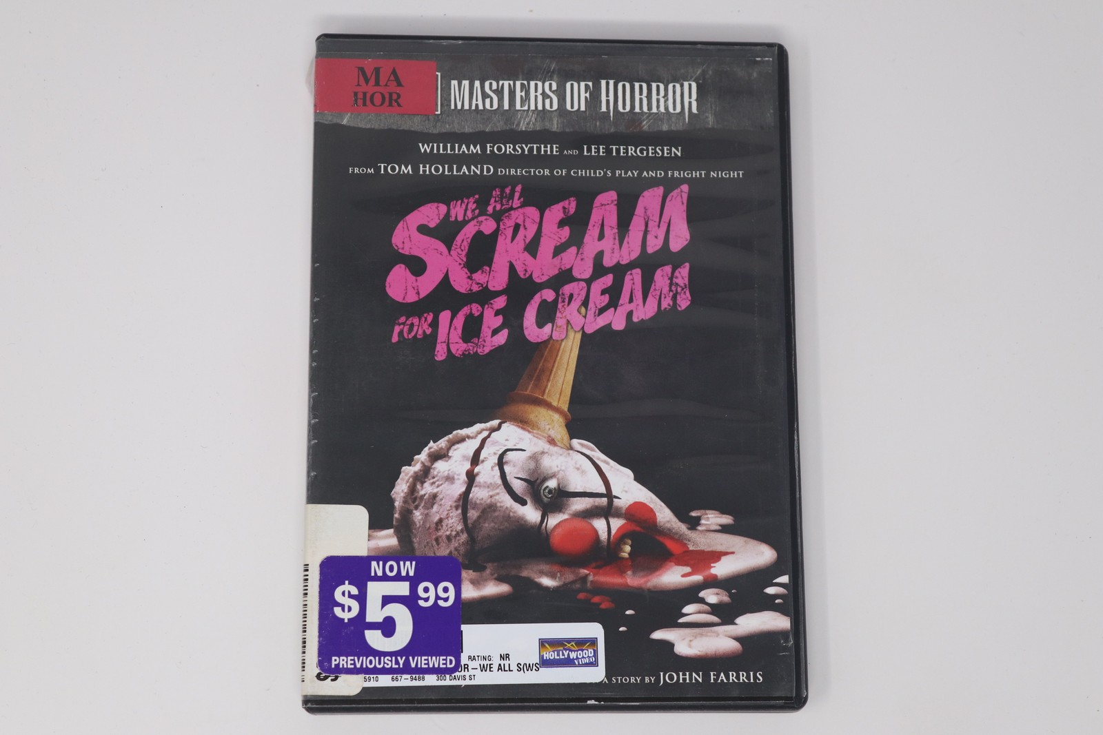 Masters of Horror We All Scream for Ice Cream DVD Masters of Horror We All Scream for Ice Cream DVD