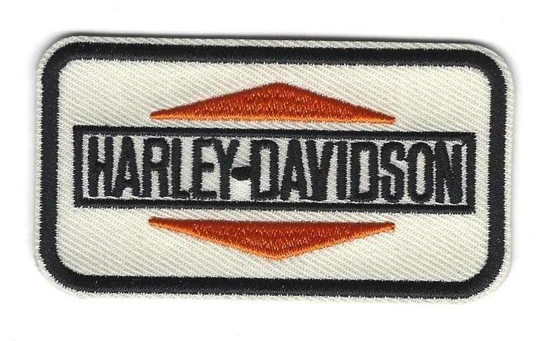Harley Davidson Motorcycles Iron On Patch Rectangle Logo Design 3 Harley Davidson Motorcycles Iron On Patch Rectangle Logo Design 3