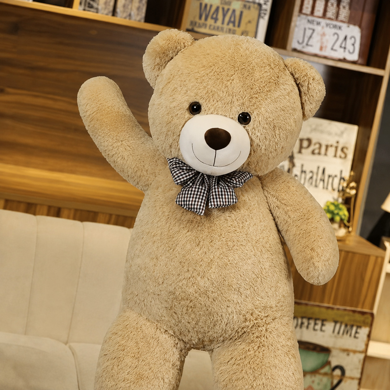 Giant 105cm Soft Teddy Bear Plush Toy Big Hugging Pillow Animal Cushion Gift