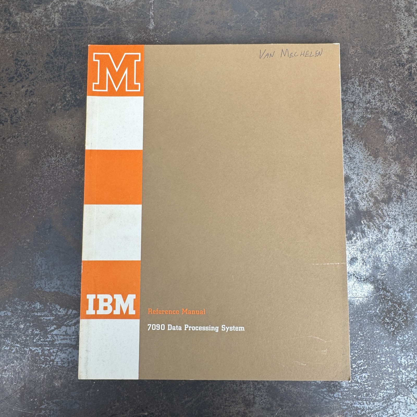 Vtg IBM 7090 Data Processing System Reference Manual - Mainframe Computer Vtg IBM 7090 Data Processing System Reference Manual - Mainframe Computer