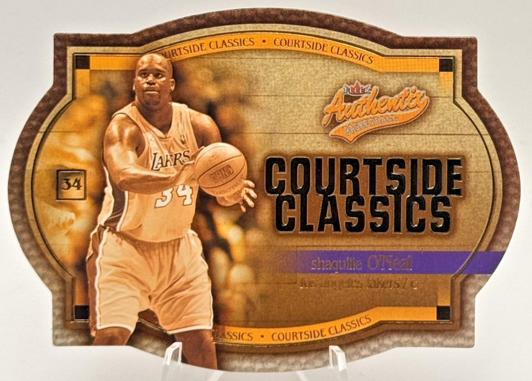 Shaquille O\'Neal 2002-03 Fleer Authentix Courtside Classics #7CC Shaquille O\'Neal 2002-03 Fleer Authentix Courtside Classics #7CC