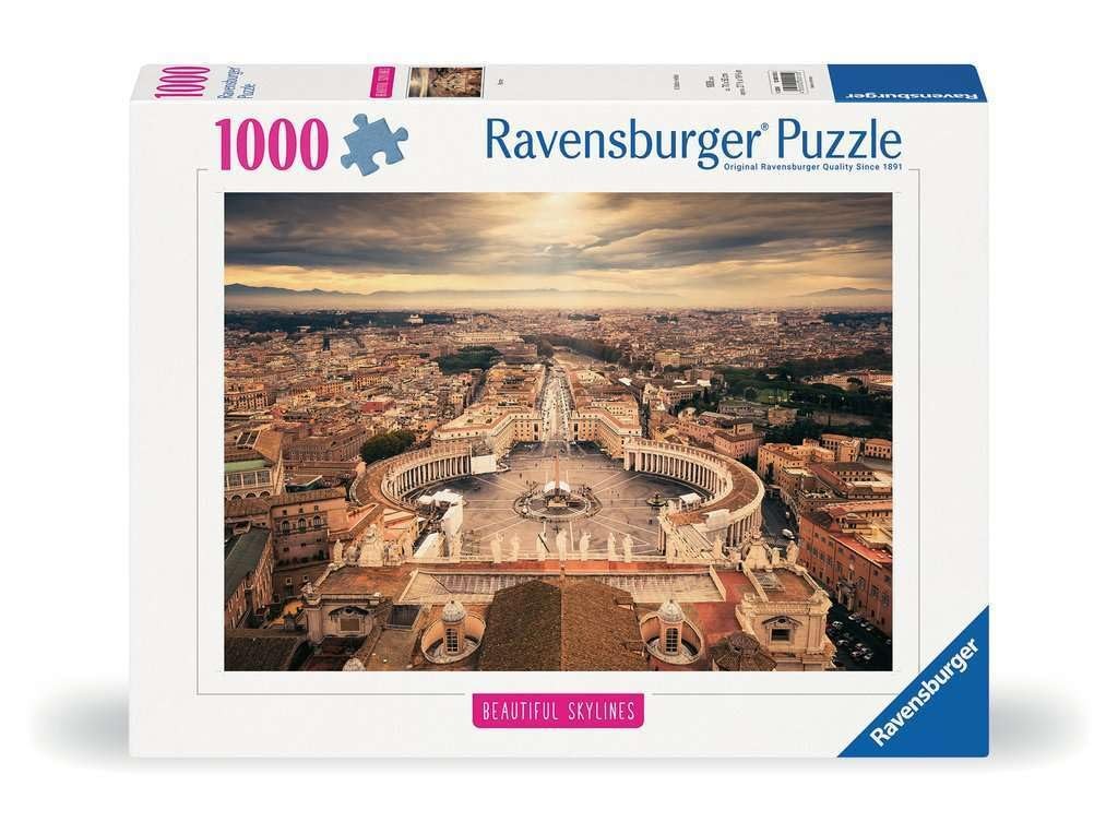 Ravensburger Beautiful Skylines - Rome - 1000 Piece Jigsaw Puzzle Timeless Ravensburger Beautiful Skylines - Rome - 1000 Piece Jigsaw Puzzle Timeless
