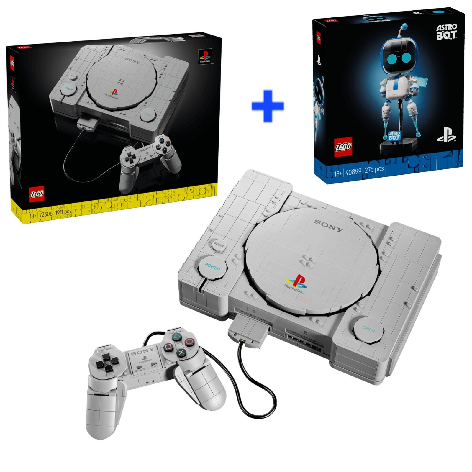 LEGO PlayStation Console + Astrobot GWP 72306 + 40899 New Sealed 