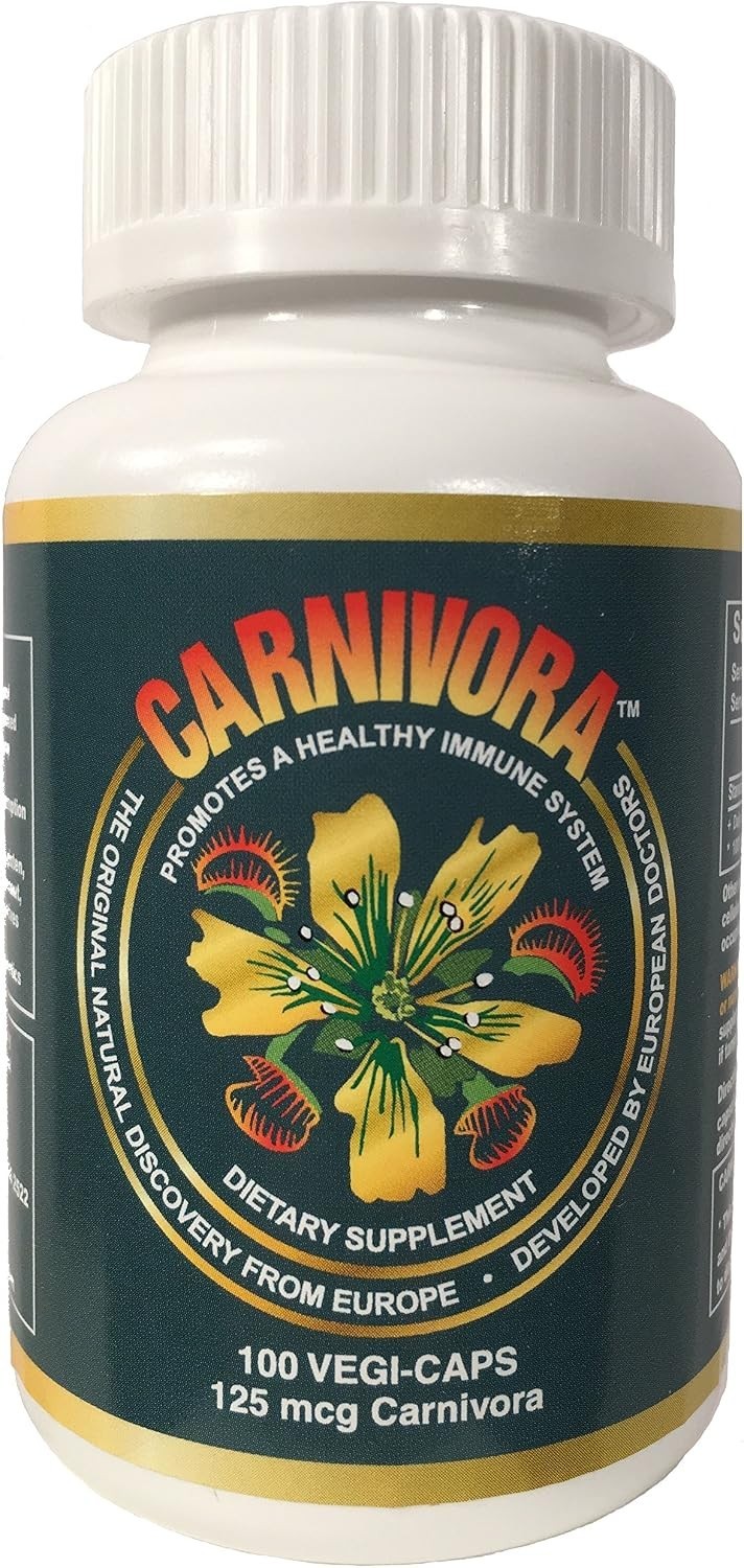 Carnivora Vegi-Caps Gluten Free Vegan Friendly Capsules 100 Count