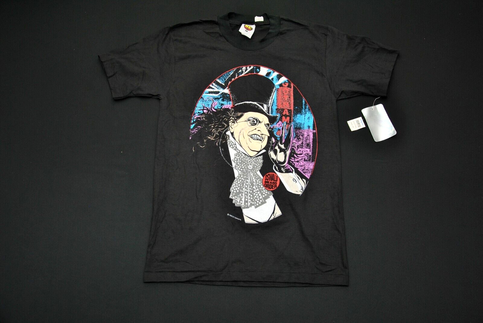 NWT VTG 1992 DC Comics The Penguin Shirt Barman Large L Be There NWT VTG 1992 DC Comics The Penguin Shirt Barman Large L Be There