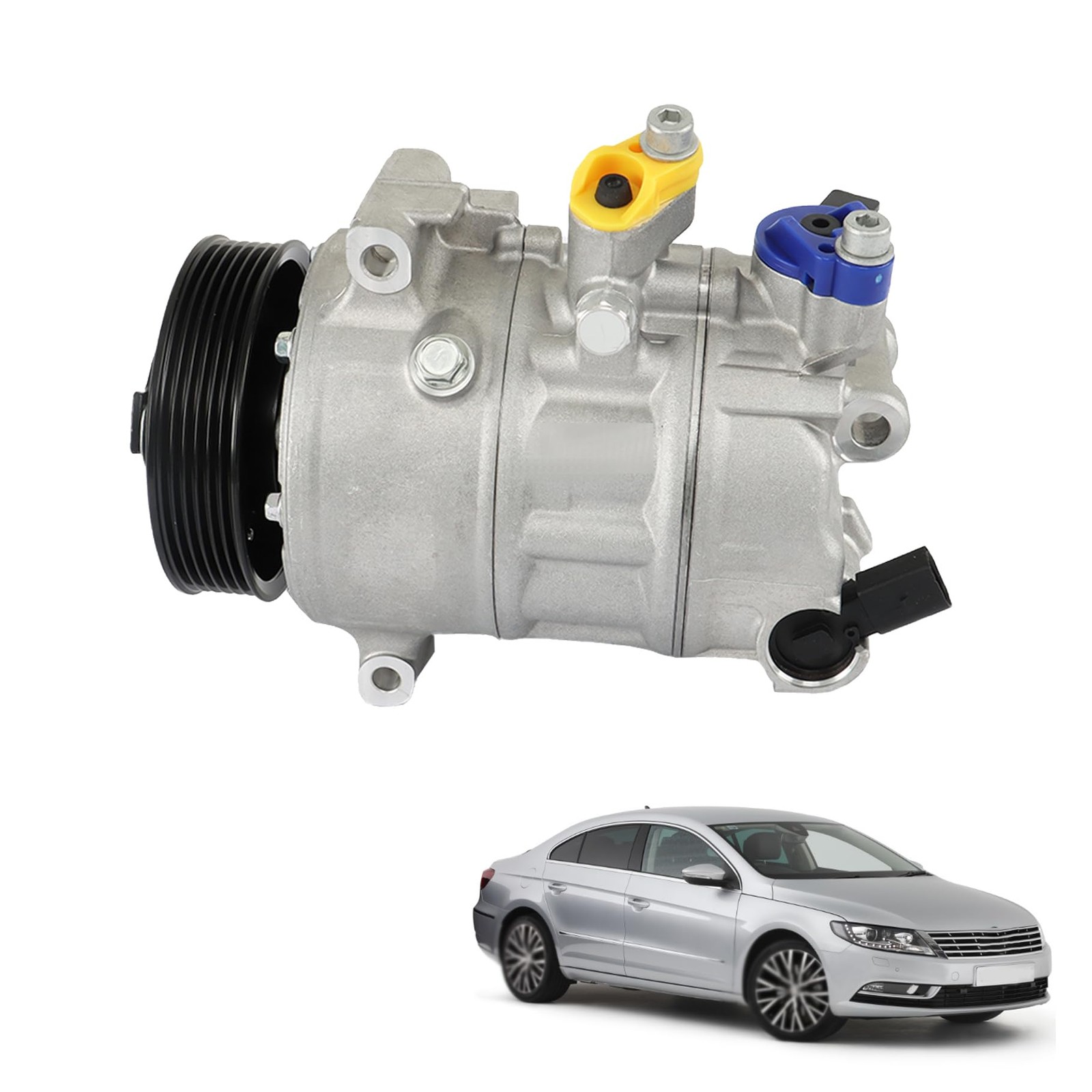A/C Compressor Replacement for Golf 2004-2016 Replacement for Bee-tle 2011-2019