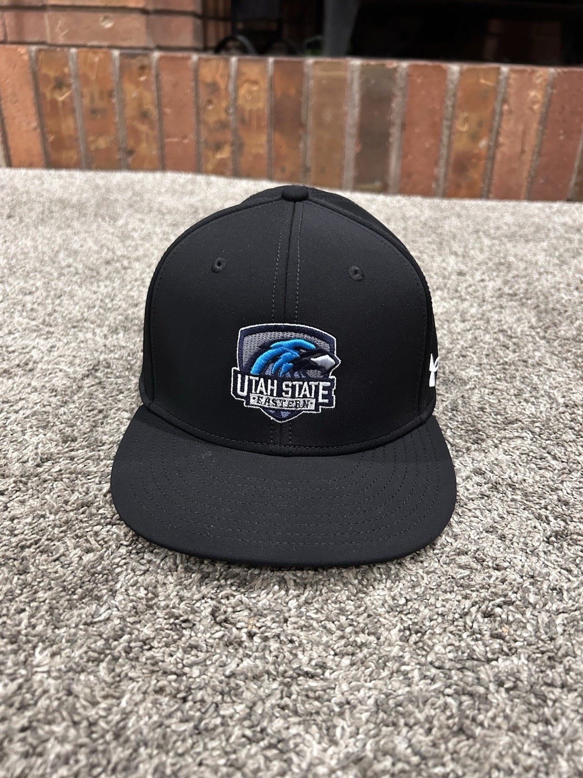 Utah State Eastern Baseball Fitted Hat Under Armour Utah State Eastern Baseball Fitted Hat Under Armour