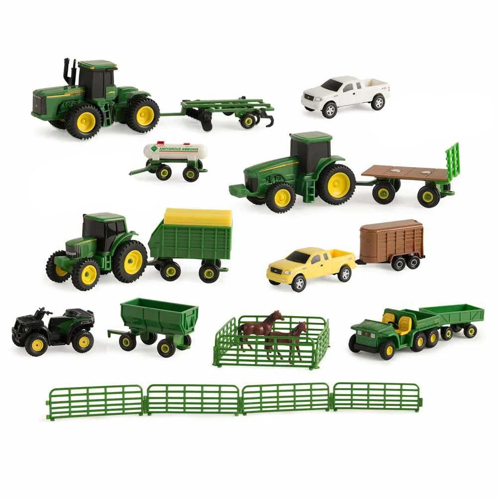 1:64 John Deere 20pc. Value Farm Set 1:64 John Deere 20pc. Value Farm Set