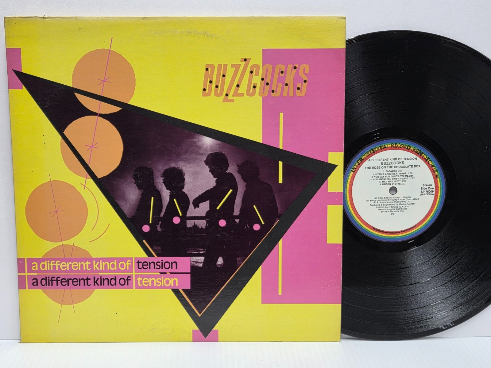 BUZZCOCKS A Different Kind of Tension 1982 LP NM Vinyl I.R.S SP 75009