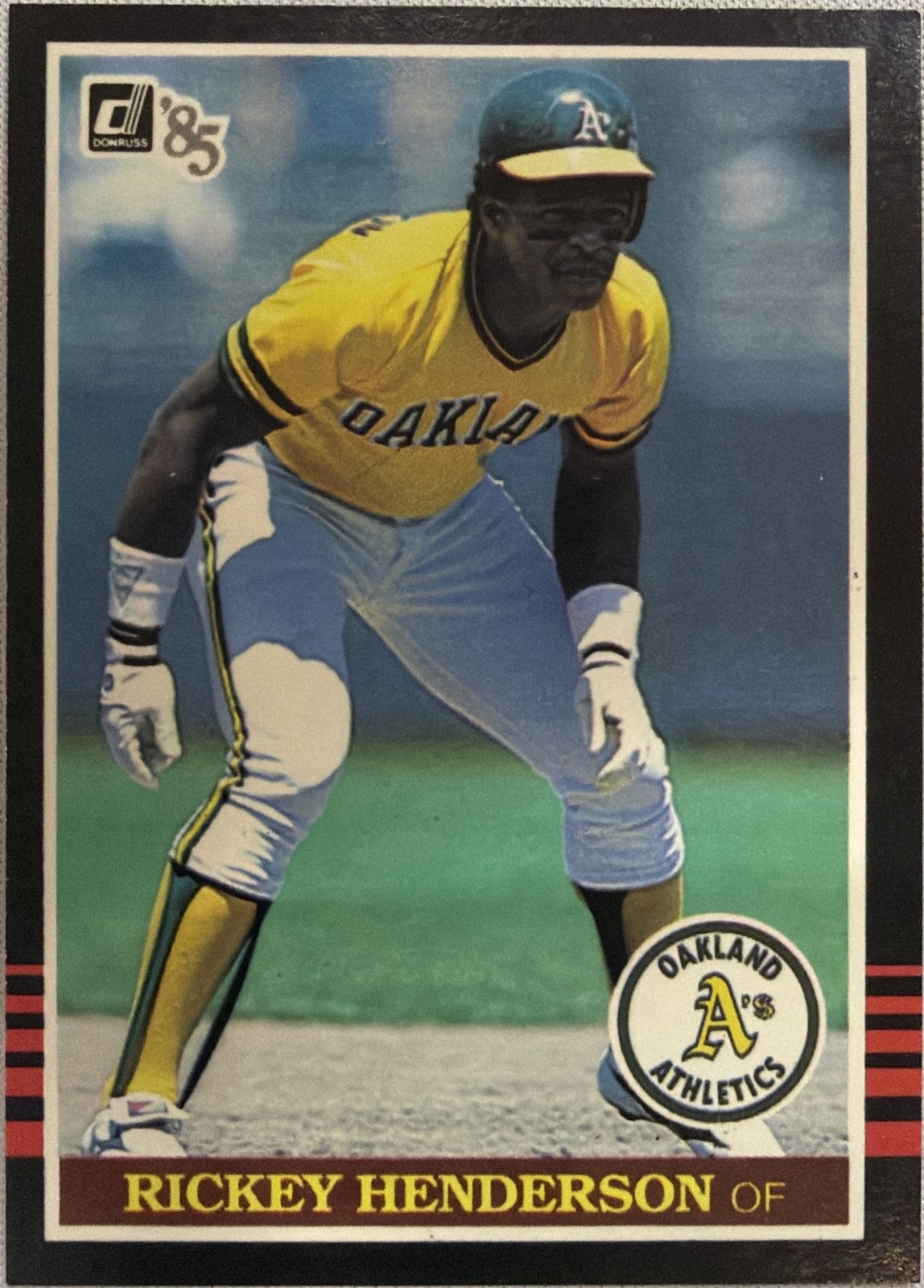 Rickey Henderson 1985 Donruss #176 Oakland Athletics Rickey Henderson 1985 Donruss #176 Oakland Athletics