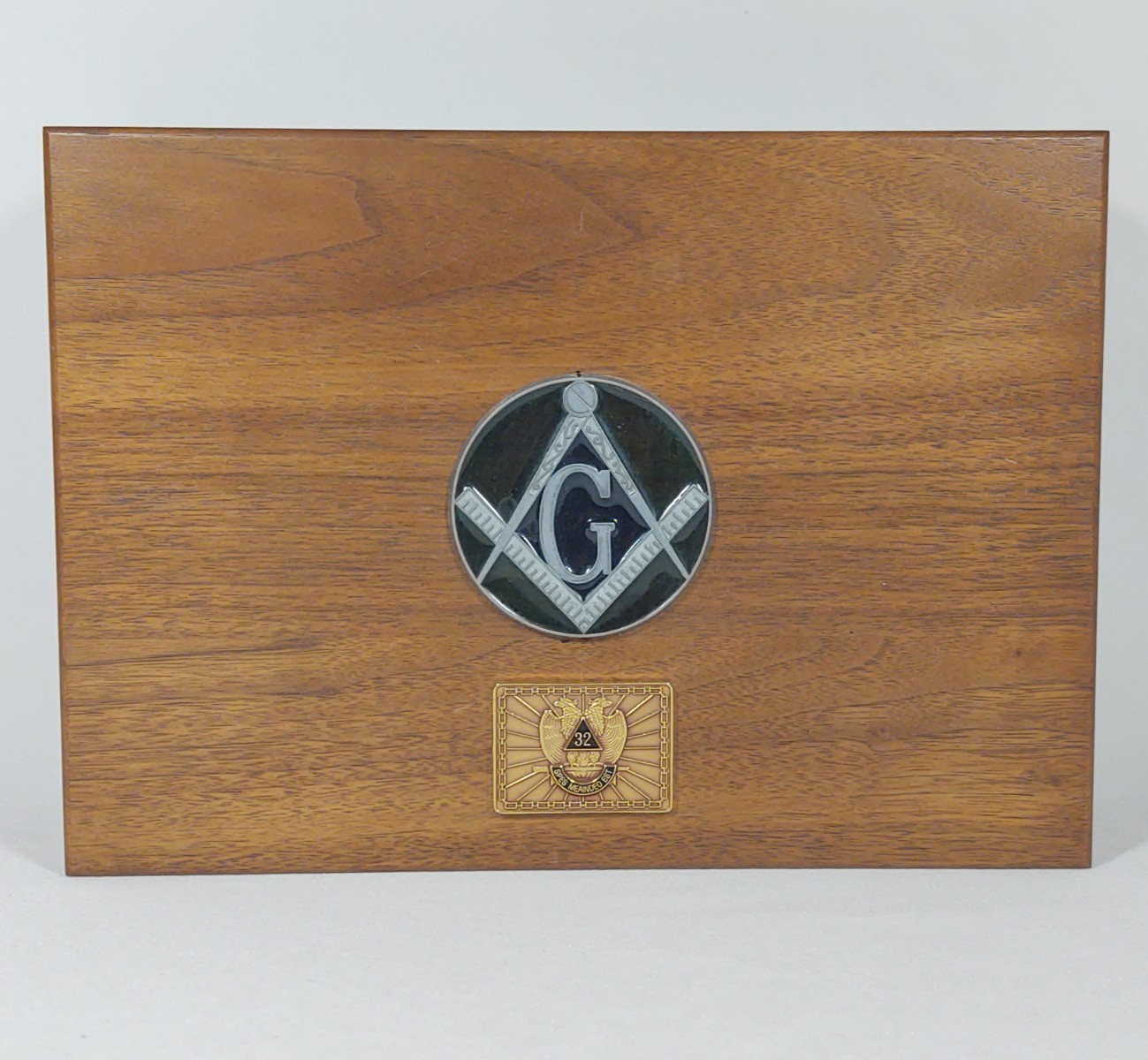 Large Lot Freemason Masonic Memorabilia Ring Medals Coins Clasps Pins + Box