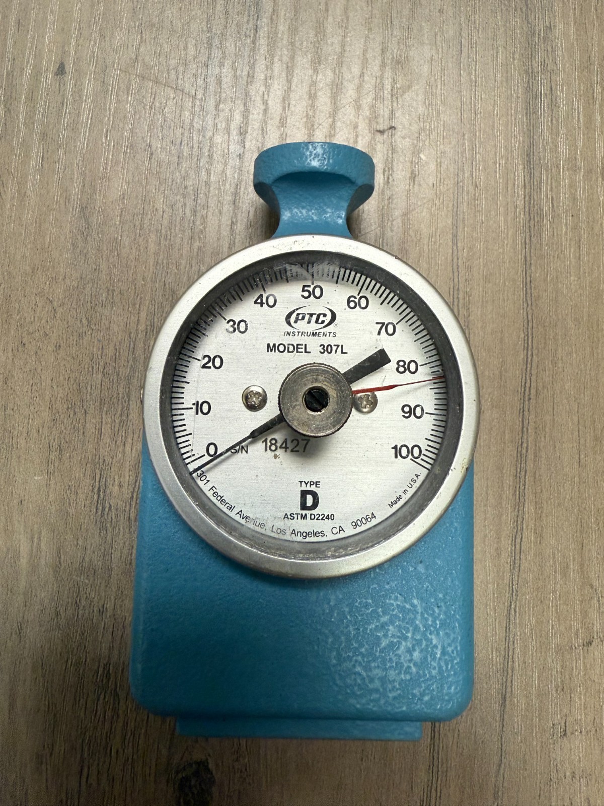 PTC Instruments Model 307L Type D Durometer UNIT ONLY