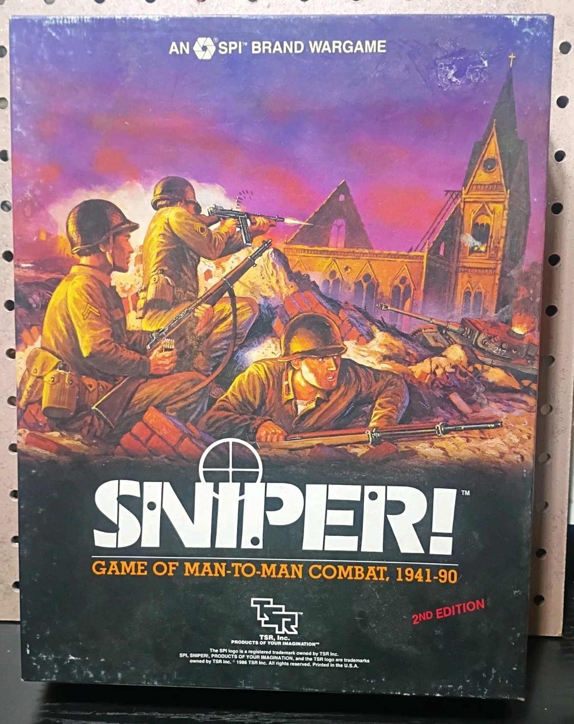 SPI War Games Sniper 1941 - 90 Game Of Man To Man Combat (2nd Ed) TSR SPI War Games Sniper 1941 - 90 Game Of Man To Man Combat (2nd Ed) TSR