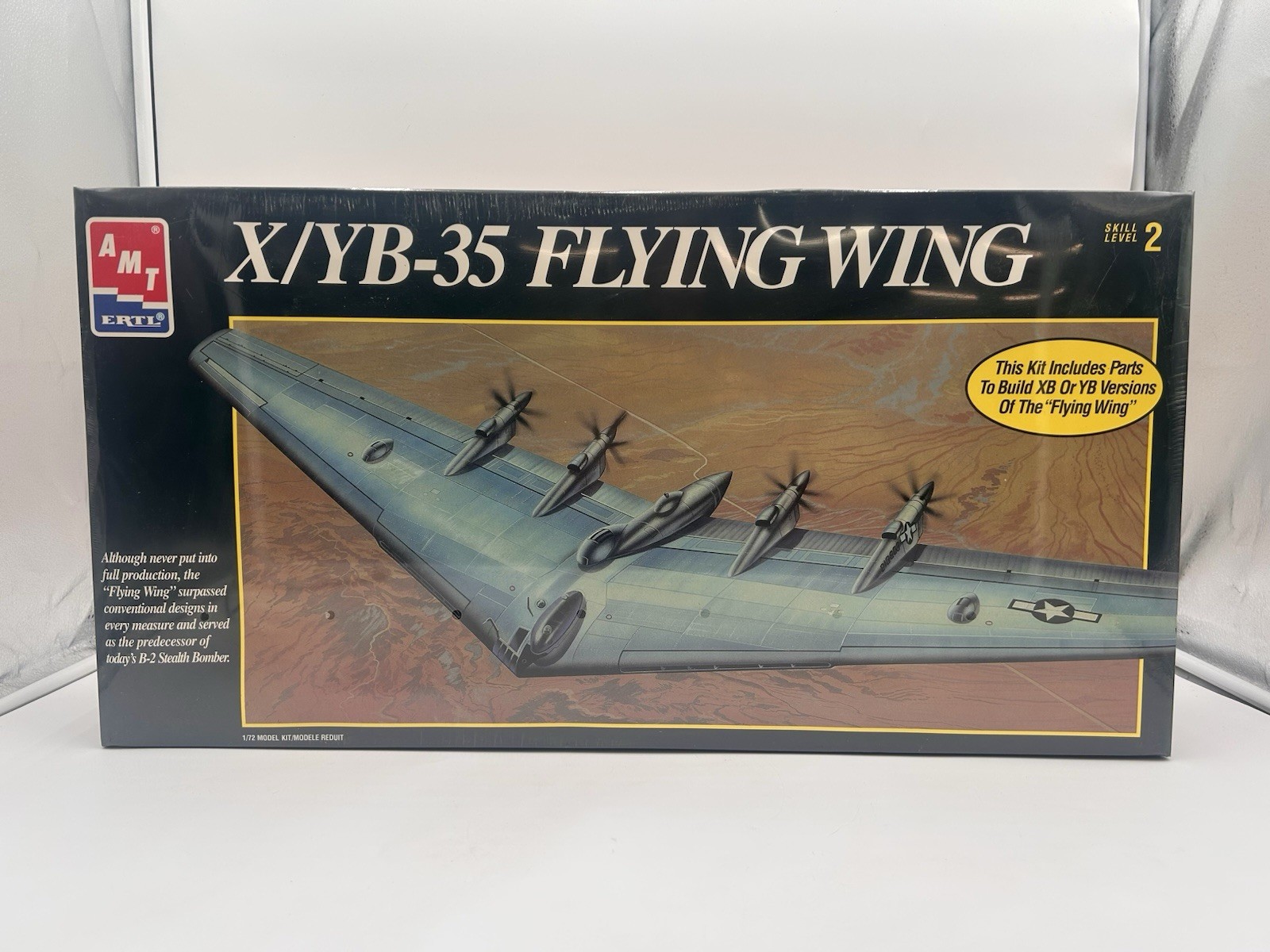 AMT ERTL X/YB-35 Flying Wing 1:72 Scale 8615 Model Kit Large 1995 Factory Sealed AMT ERTL X/YB-35 Flying Wing 1:72 Scale 8615 Model Kit Large 1995 Factory Sealed