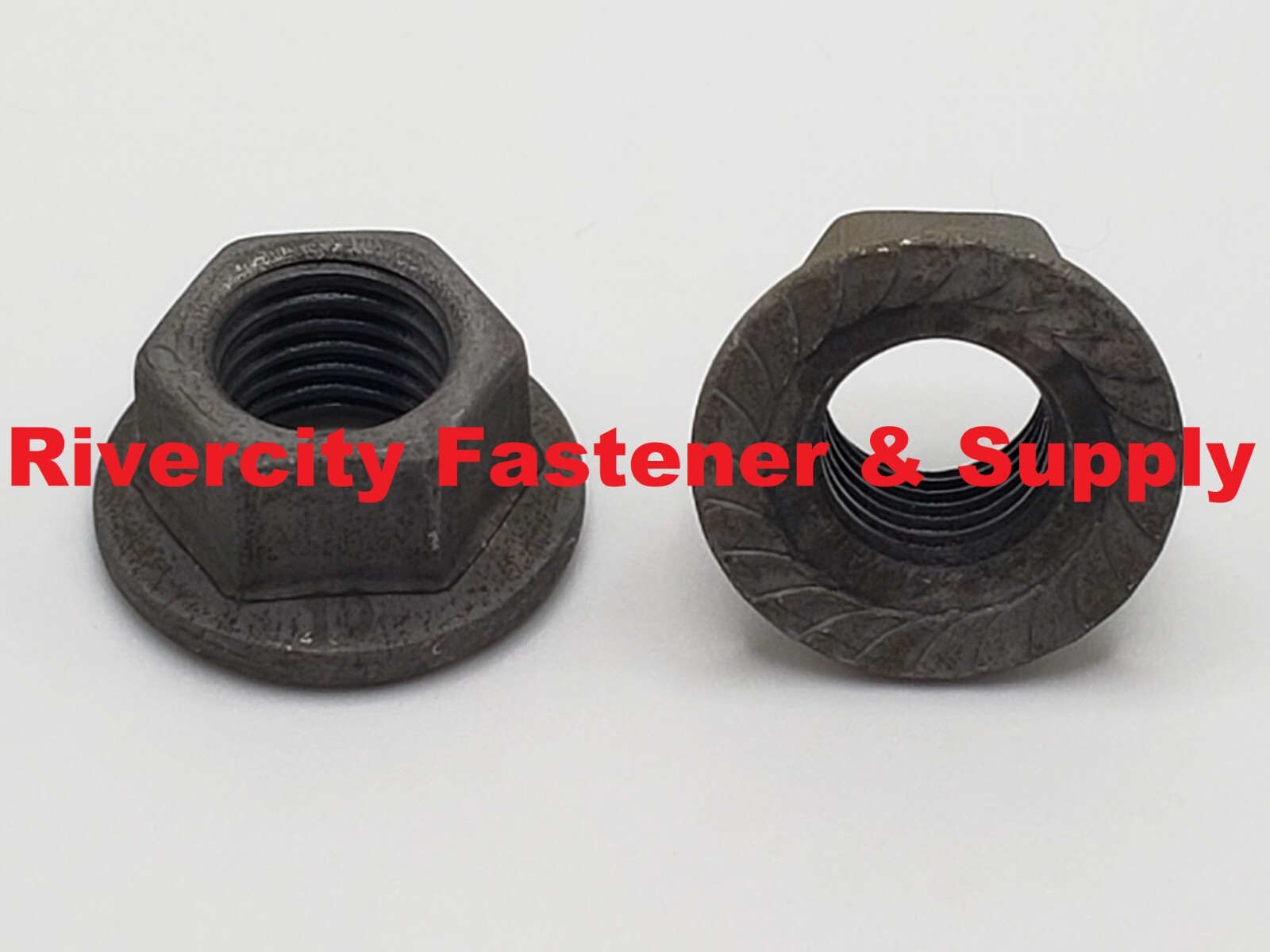 M8-1.25 JIS Flange Nuts Small Hex M8x1.25 Nut 8mm x 1.25 Serrated Flange 10.9 P