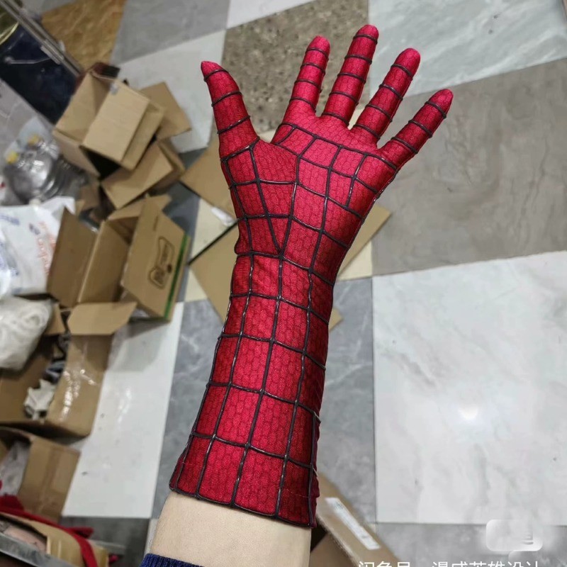 Long Amazing Spider-Man 2 Cosplay 3D Gloves Spiderman Costume Accessory Gifts Long Amazing Spider-Man 2 Cosplay 3D Gloves Spiderman Costume Accessory Gifts