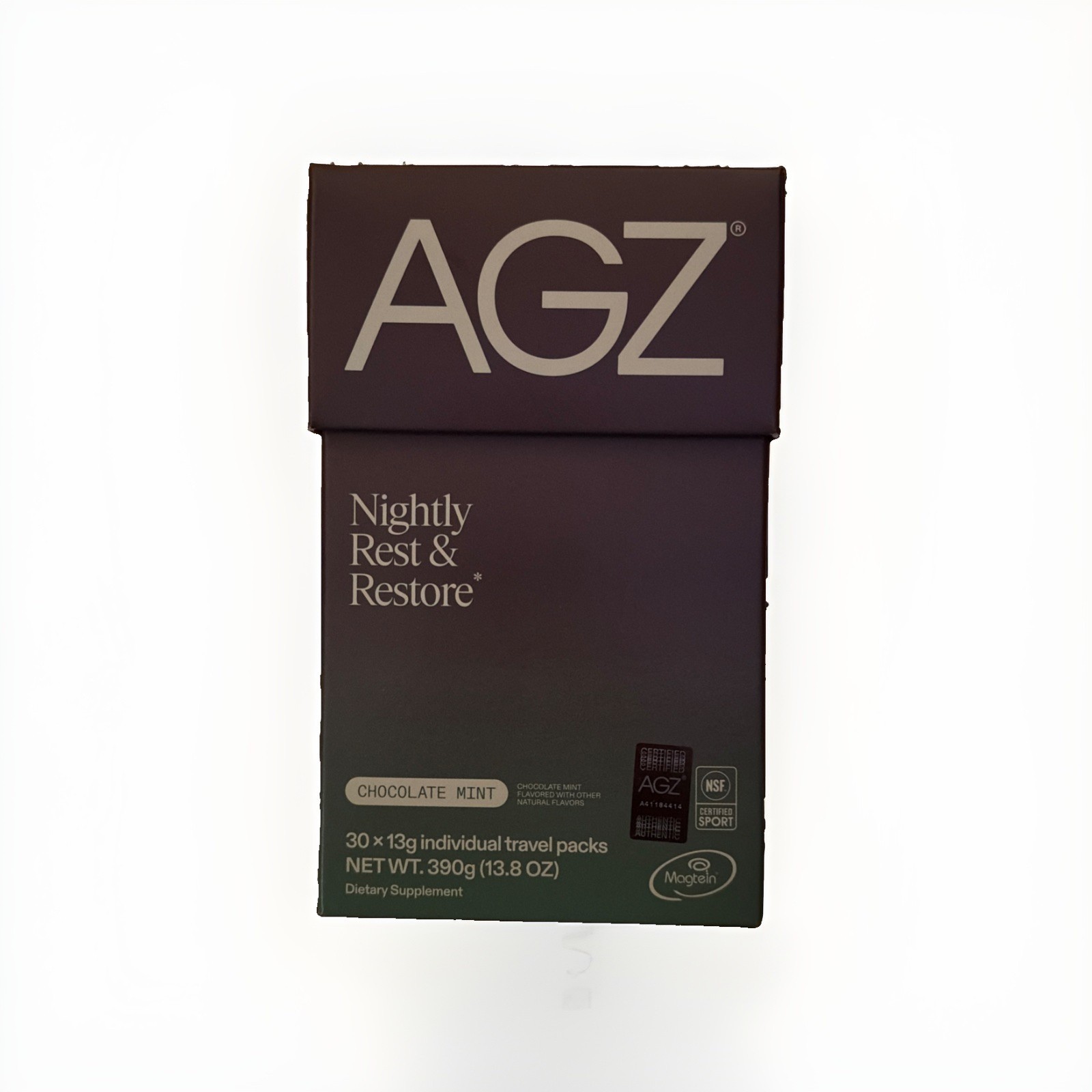 AG1 AGZ Nightly Rest & Restore Sleep Drink Chocolate Mint AG1 AGZ Nightly Rest & Restore Sleep Drink Chocolate Mint