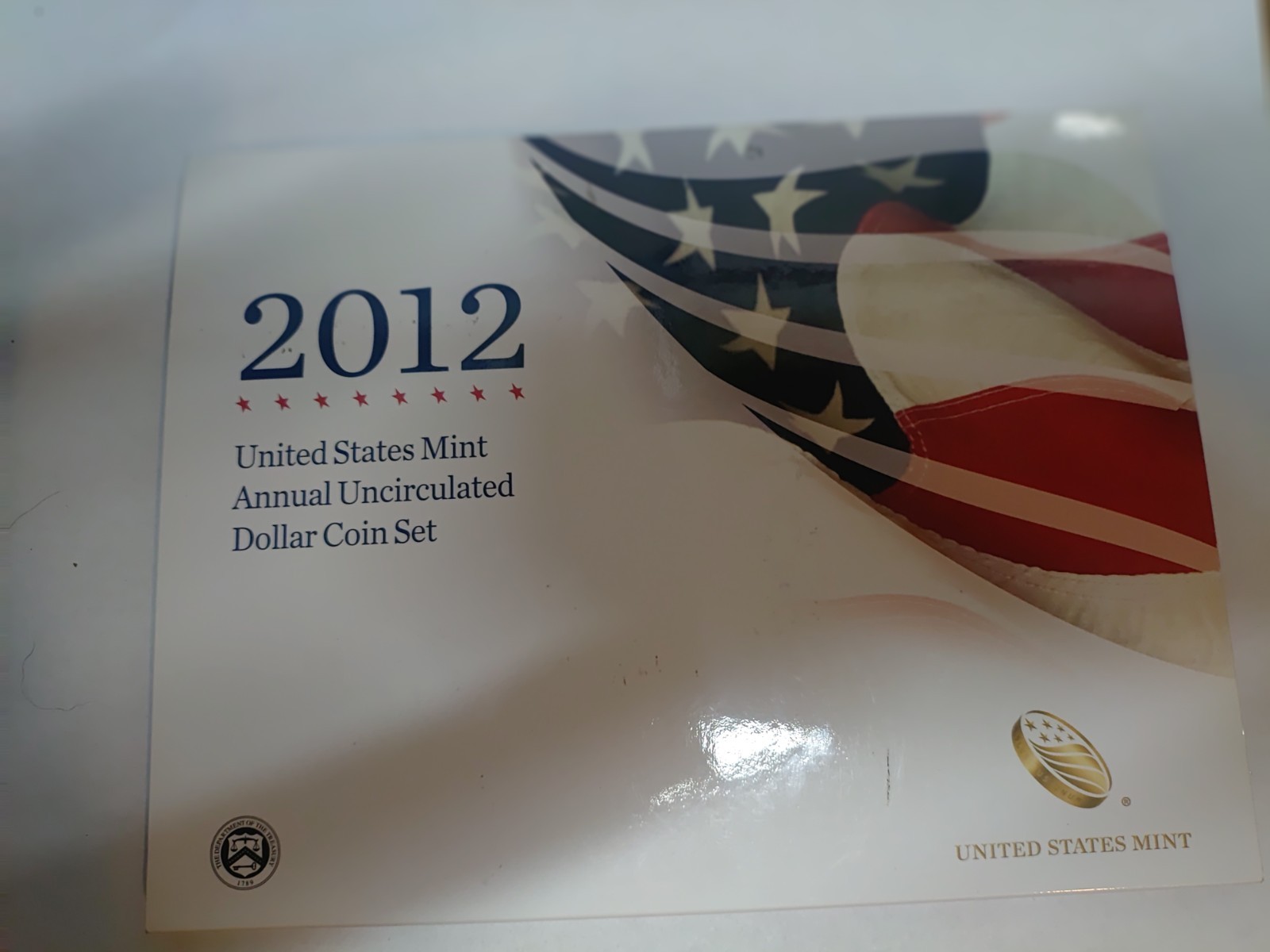 2012 United States Mint Annual Uncirculated Dollar Coin Set W/ASE W MINT In OGP 2012 United States Mint Annual Uncirculated Dollar Coin Set W/ASE W MINT In OGP