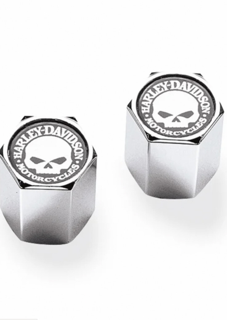 Harley. Original Willie G Skull ABS Valve Stem Caps Harley. Original Willie G Skull ABS Valve Stem Caps