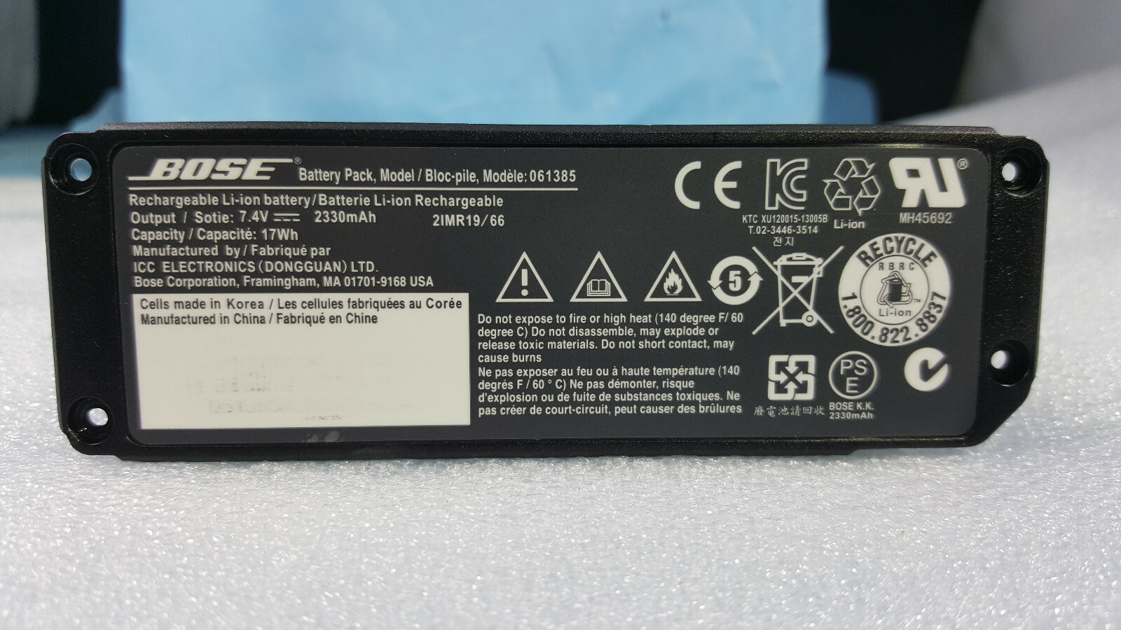 New Genuine Bose SoundLink Mini 2330mAh Battery Great Deal-061385