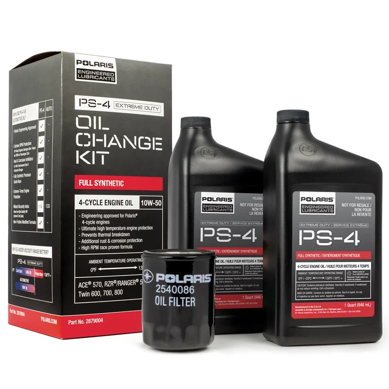 Polaris Full Synthetic Oil Change Kit, 2879004 Polaris Full Synthetic Oil Change Kit, 2879004