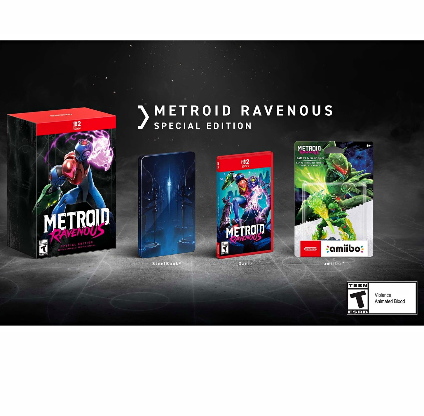 Metroid Ravenous Special Edition Nintendo Switch PREORDER 2 NEW SEALED Metroid Ravenous Special Edition Nintendo Switch PREORDER 2 NEW SEALED
