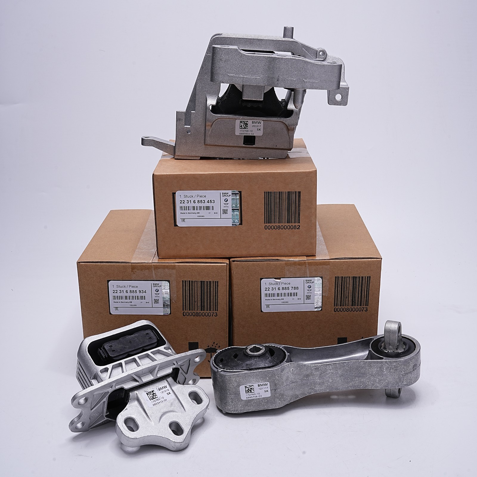OEM 3pcs Genuine R&L Engine&transmission bracket For BMW X1 X2 F52 22116885934