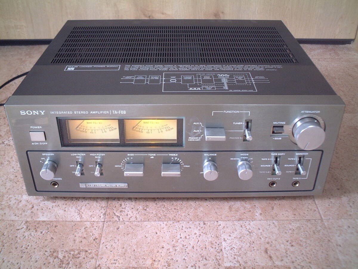 SONY TA-F6B Integrated Stereo Amplifier – Professionally Serviced / Fully Tested