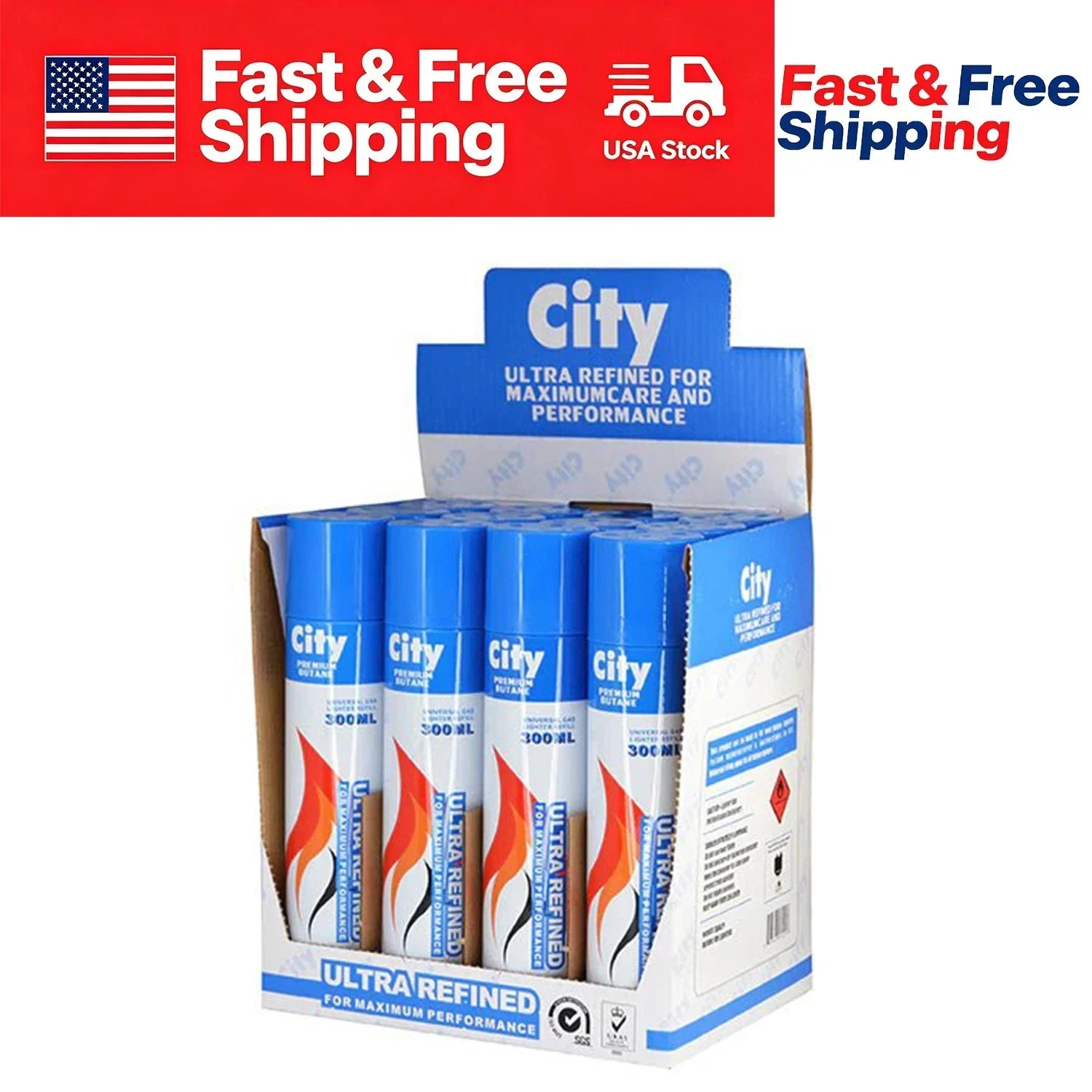 1 Can 7X Premium Butane Lighter Gas Fuel Refill 300mL 10.14 oZ Cartridge 1 Can 7X Premium Butane Lighter Gas Fuel Refill 300mL 10.14 oZ Cartridge